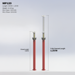 Turbo Aluminium Prop 0.80M-1.20M – Lightweight & High Strength