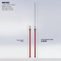 Turbo Aluminium Prop (1.95M - 3.50M) – Strong, Lightweight & Adjustable