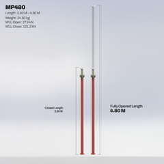 Turbo Aluminium Prop (2.60M - 4.80M) – Heavy-Duty & Versatile Support