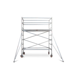 2.3m – 2.6m Wide Aluminium Mobile Scaffold Base Tower with 4 Outriggers