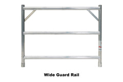 5.1m – 5.4m Wide Aluminium Mobile Scaffold Base Tower with 2 Outriggers & Kickboards