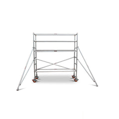 1.9m – 2.2m Narrow Aluminium Mobile Scaffold Base Tower with 4 Outriggers