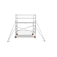 1.9m – 2.2m Wide Aluminium Mobile Scaffold Base Tower with 4 Outriggers