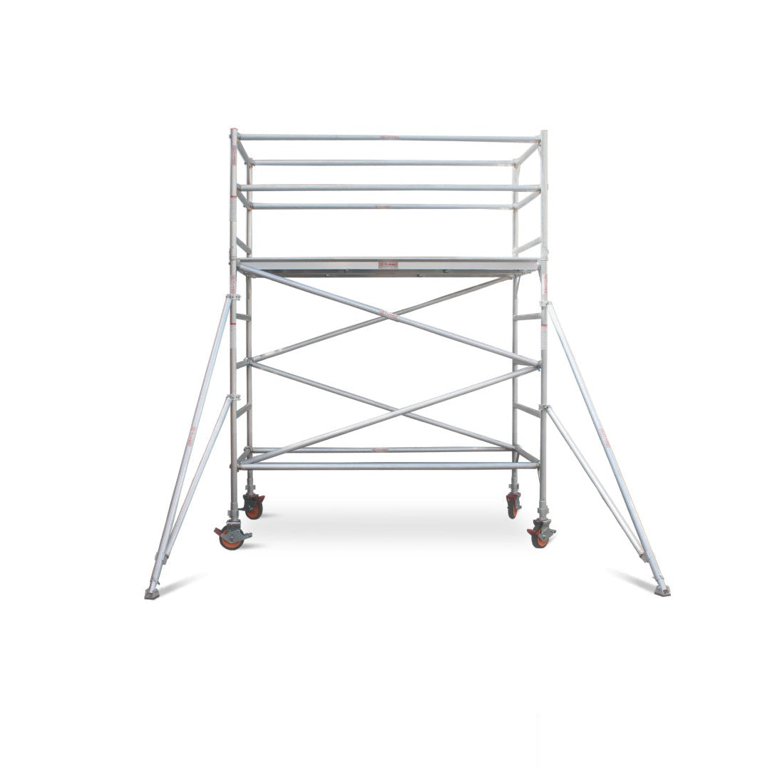 2.3m – 2.6m Wide Aluminium Mobile Scaffold Base Tower with 2 Outriggers
