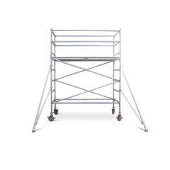 2.3m – 2.6m Wide Aluminium Mobile Scaffold Base Tower with 2 Outriggers