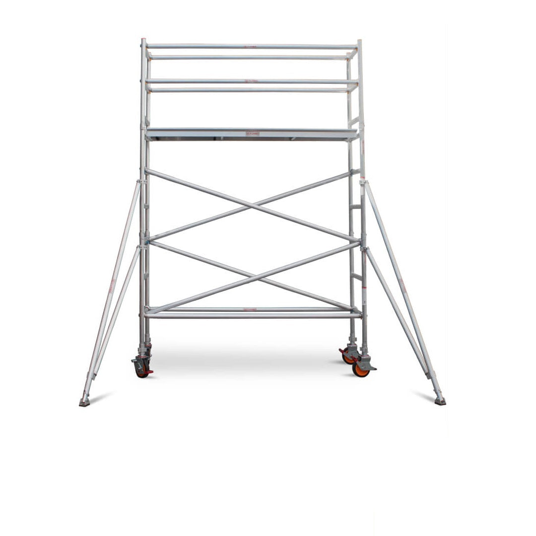 2.7m – 3.0m Narrow Aluminium Mobile Scaffold Base Tower with 2 Outriggers