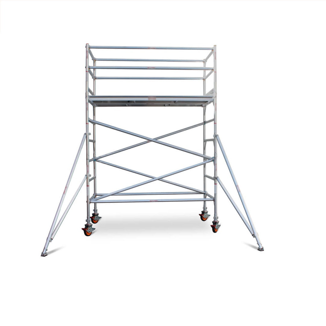 2.7m – 3.0m Wide Aluminium Mobile Scaffold Base Tower with 2 Outriggers