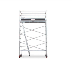 3.5m – 3.8m Narrow Aluminium Mobile Scaffold Base Tower with Kickboards