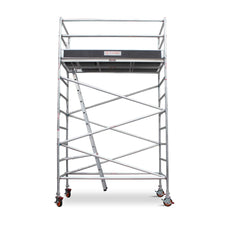 3.5m – 3.8m Wide Aluminium Mobile Scaffold Base Tower with Kickboards