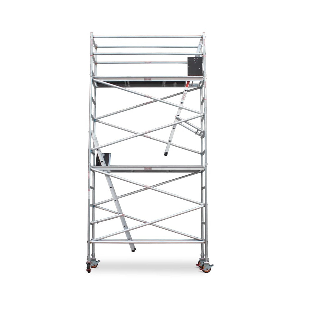 4.3m - 4.6m Narrow Aluminium Mobile Scaffold Base Tower