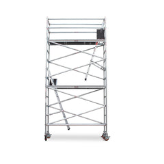 4.3m - 4.6m Narrow Aluminium Mobile Scaffold Base Tower