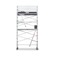 4.7m – 5.0m Narrow Aluminium Mobile Scaffold Base Tower with Kickboards