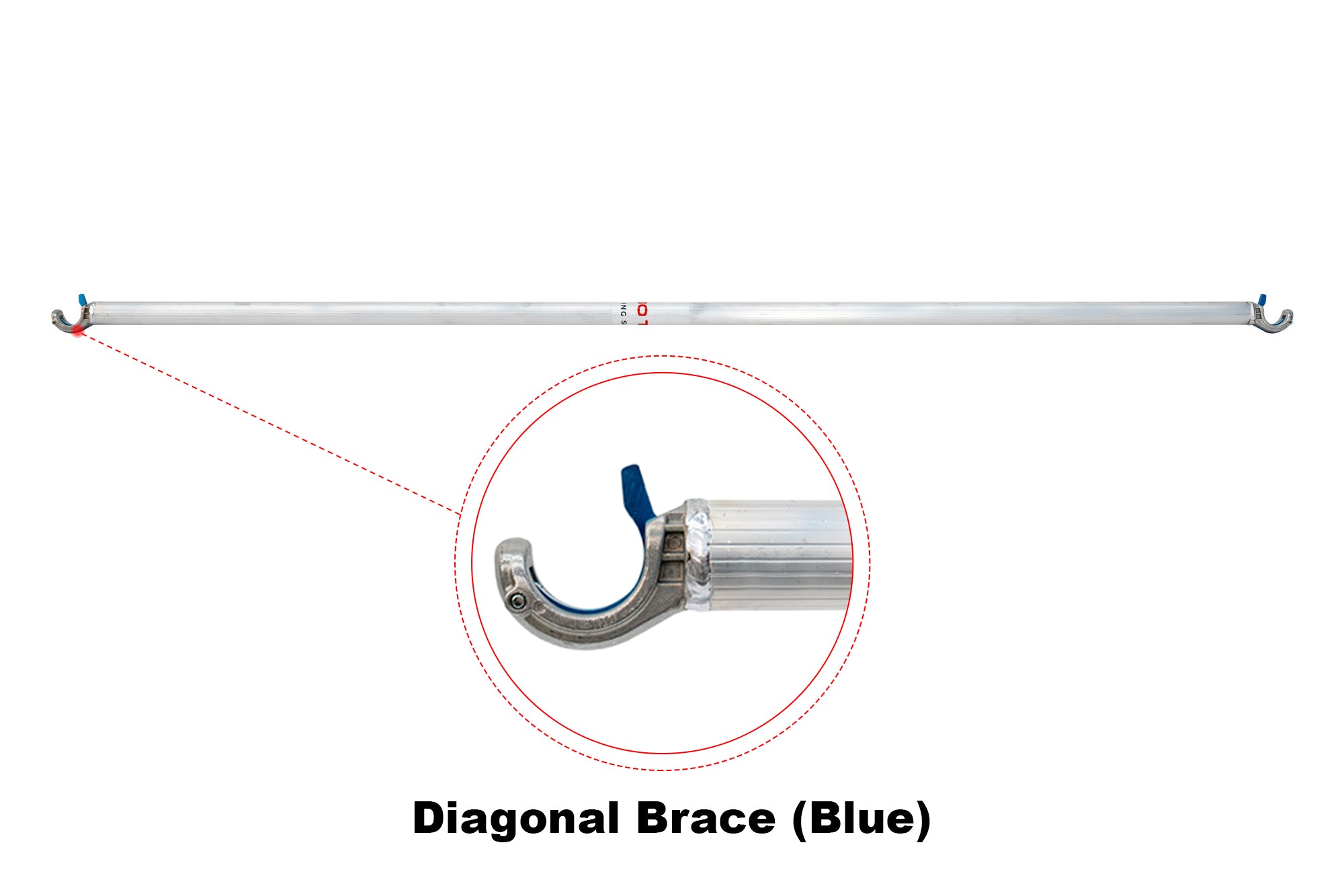 5.1m – 5.4m Narrow Aluminium Mobile Scaffold Base Tower