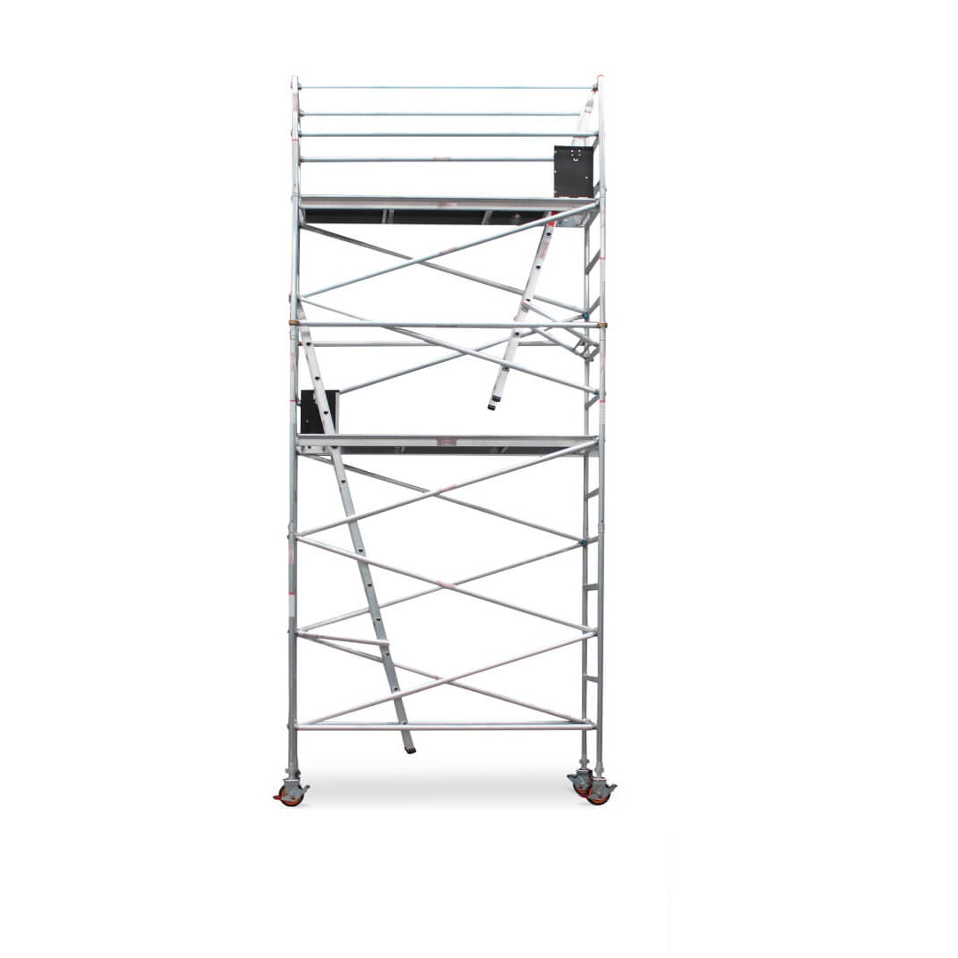 5.1m – 5.4m Narrow Aluminium Mobile Scaffold Base Tower
