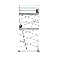 5.1m – 5.4m Narrow Aluminium Mobile Scaffold Base Tower