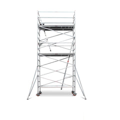 5.1m – 5.4m Wide Aluminium Mobile Scaffold Base Tower with 2 Outriggers
