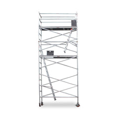 5.5m - 5.8m Narrow Aluminium Mobile Scaffold Base Tower