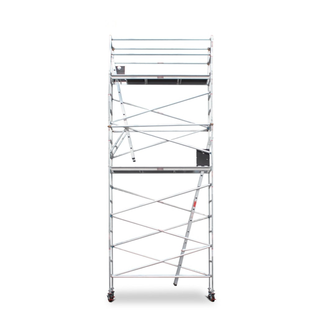 5.9m - 6.2m Narrow Aluminium Mobile Scaffold Base Tower